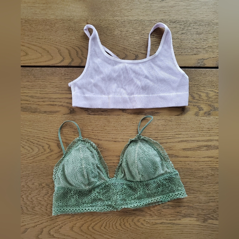 Free People And Victoria's Secret Bralettes